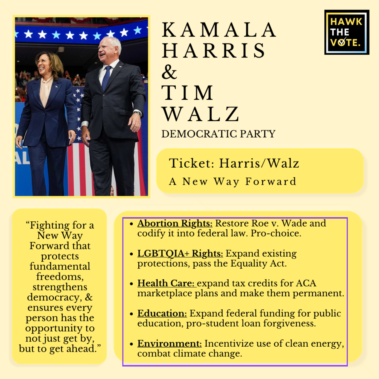 Harris/Walz Platform